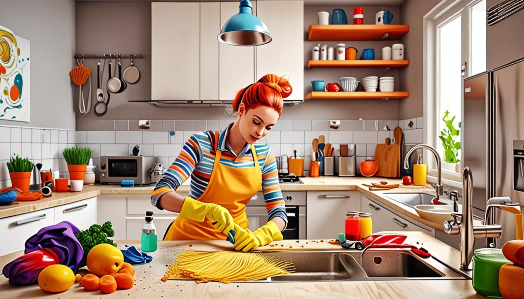 Cleaning Methods for Kitchens: Ensuring Hygiene and Convenience in Food Preparation
