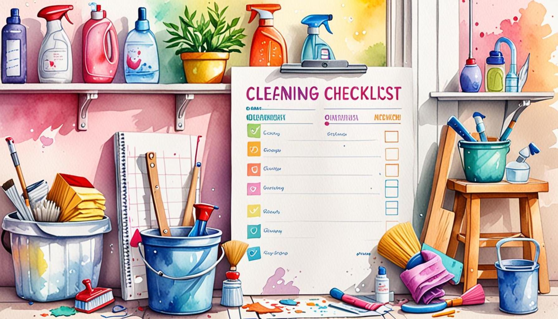 How to Create a Cleaning Checklist for Every Room in the House